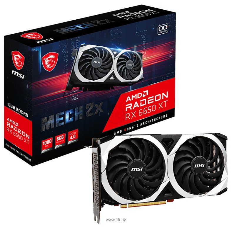 Фотографии MSI Radeon RX 6650 XT MECH 2X 8G OC