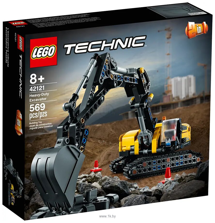 Фотографии LEGO Technic 42121 Тяжелый экскаватор