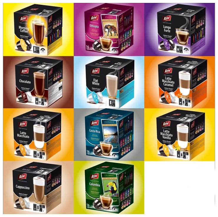 Фотографии Rene Dolce Gusto Guatemala 16 шт