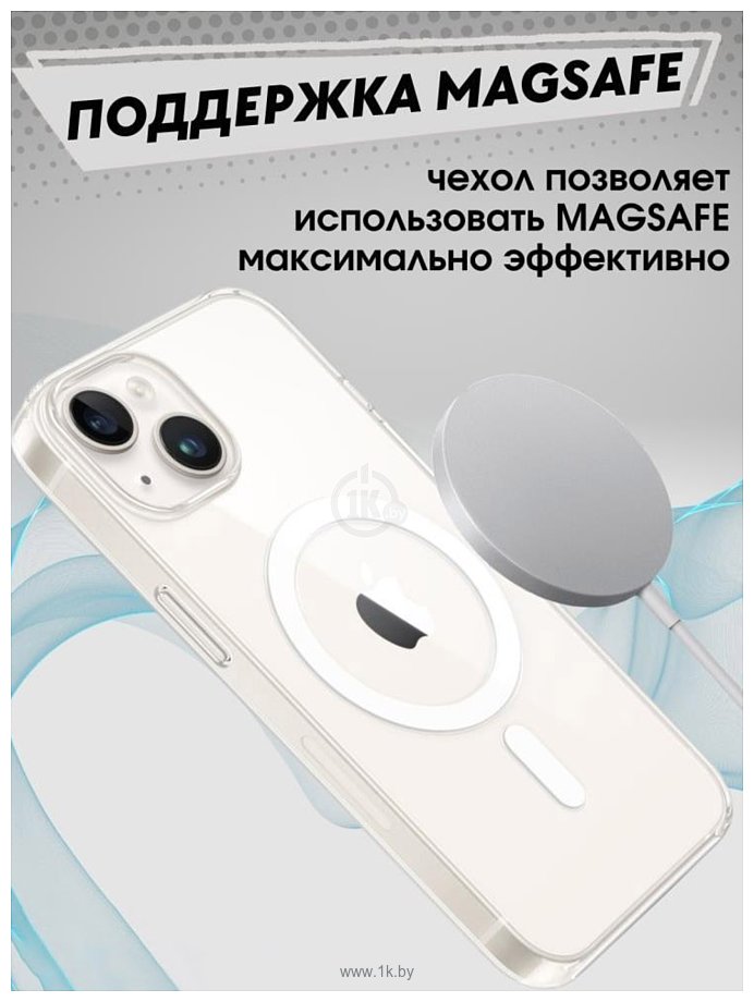 Фотографии Bingo Clear Magnetic для APPLE iPhone 15 (прозрачный)