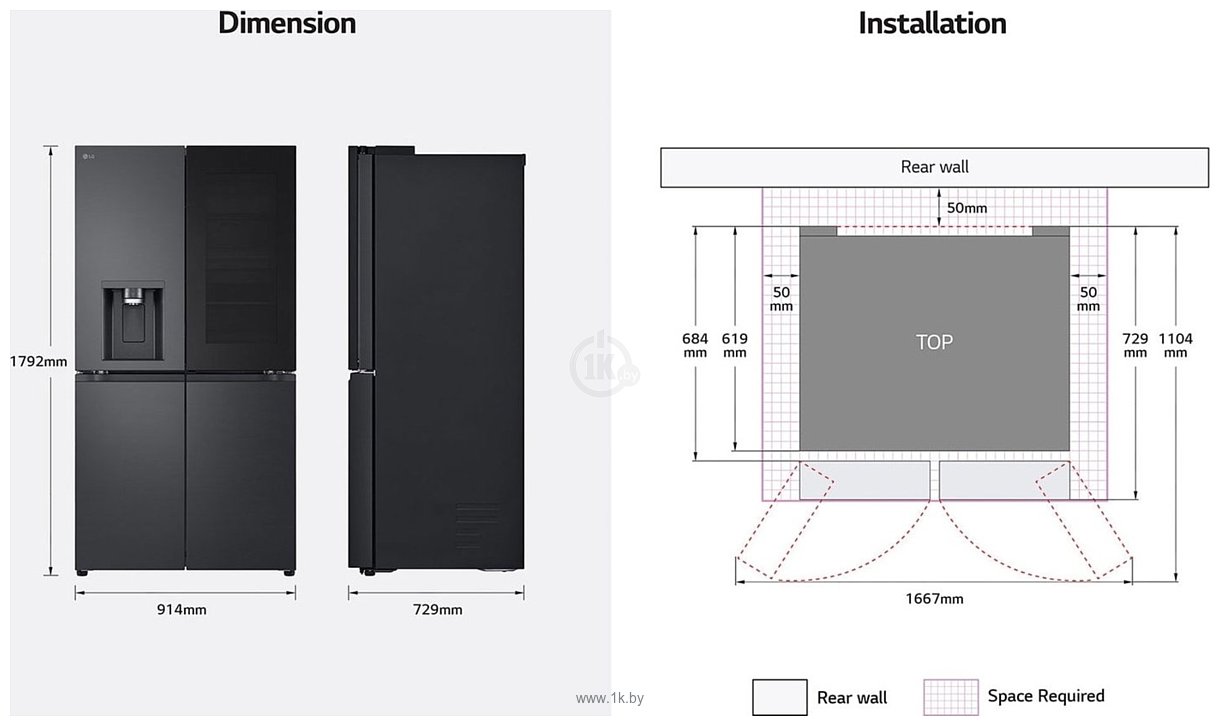 Фотографии LG DoorCooling+ InstaView GMG960EVJE