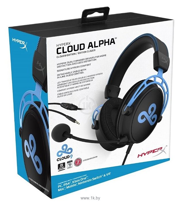 Фотографии HyperX Cloud Alpha Cloud9 Edition