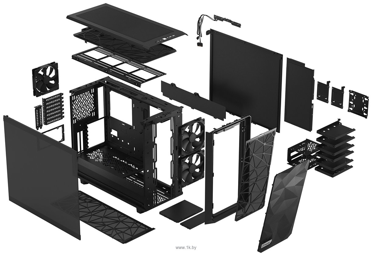 Фотографии Fractal Design Meshify 2 Dark Tempered Glass Black FD-C-MES2A-02