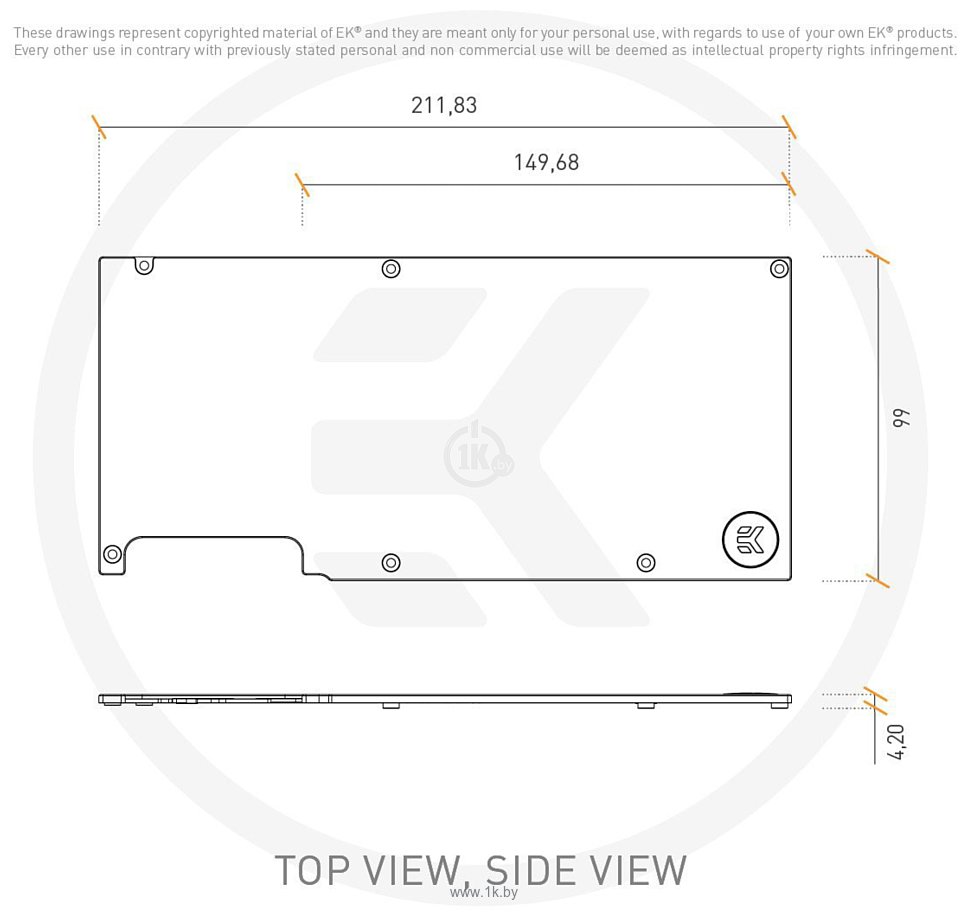 Фотографии EKWB EK-Classic GPU Backplate RTX 3080/3090