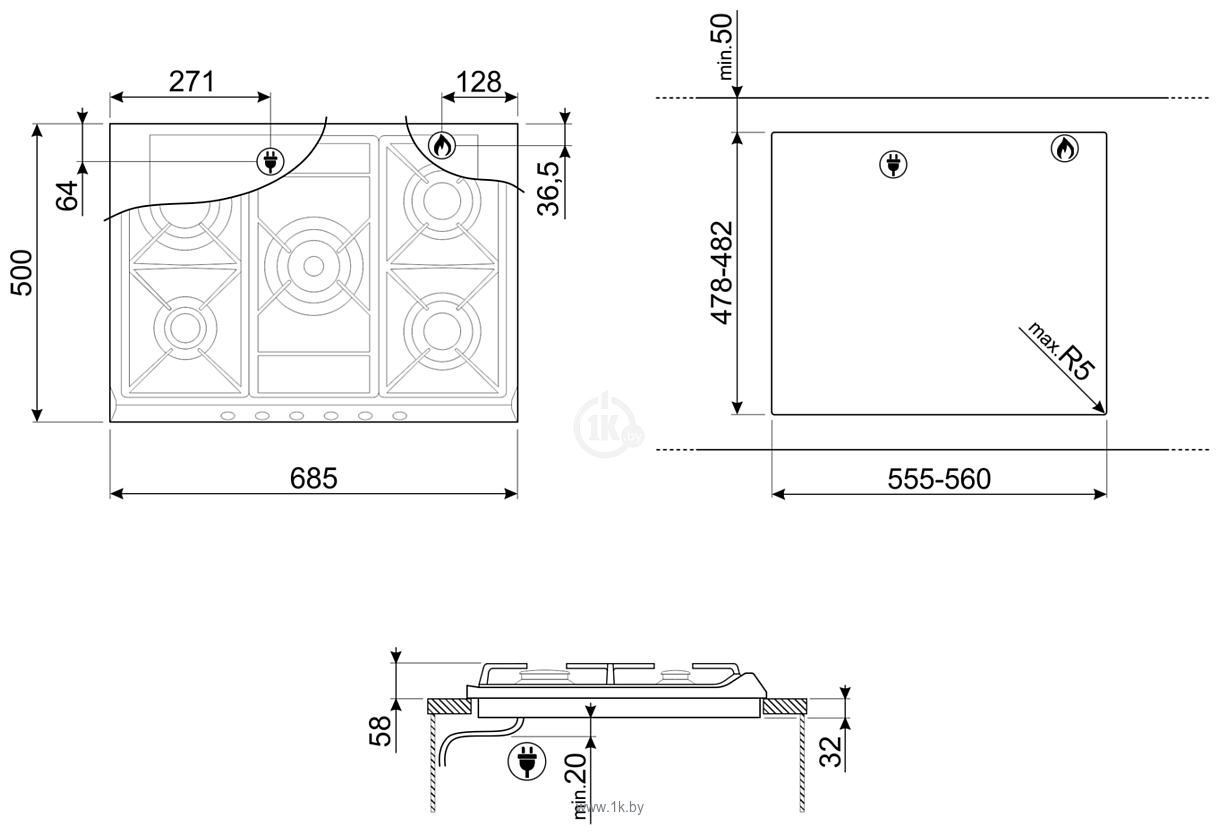 Фотографии Smeg SR275X2