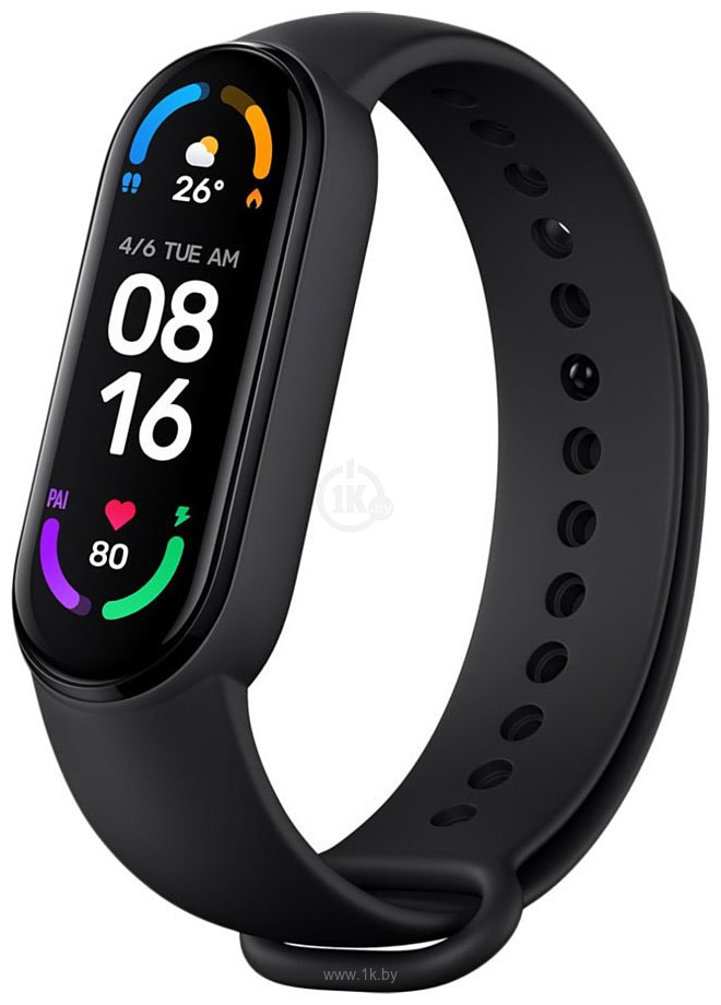 Фотографии Xiaomi для Mi Smart Band 6 (черный/оранжевый/синий)