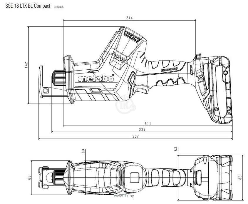 Фотографии Metabo SSE 18 LTX BL Compact 602366500 (с 2-мя АКБ, кейс)