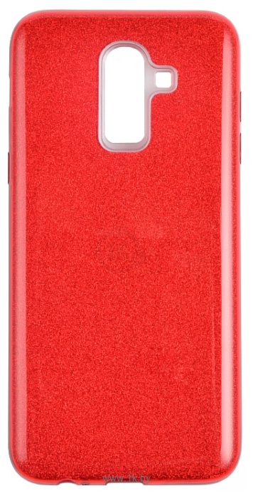 Фотографии Case Brilliant Paper для Galaxy J8 (красный)