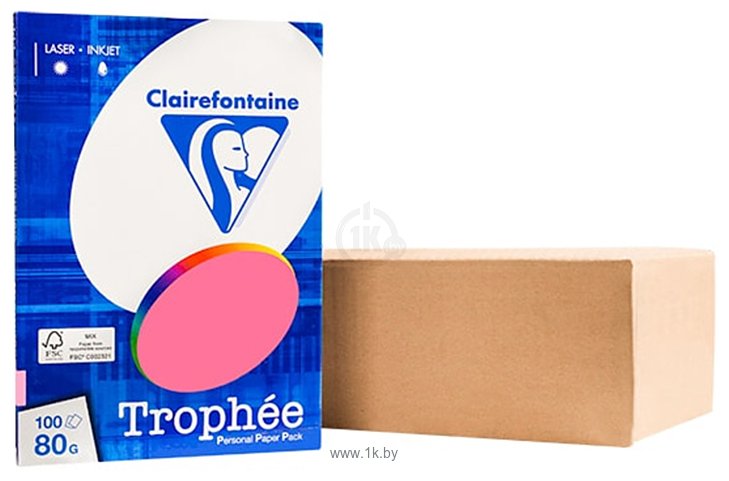 Фотографии Clairefontaine Trophee A4 80 г/кв.м 100 л 4120C (mix fluo)