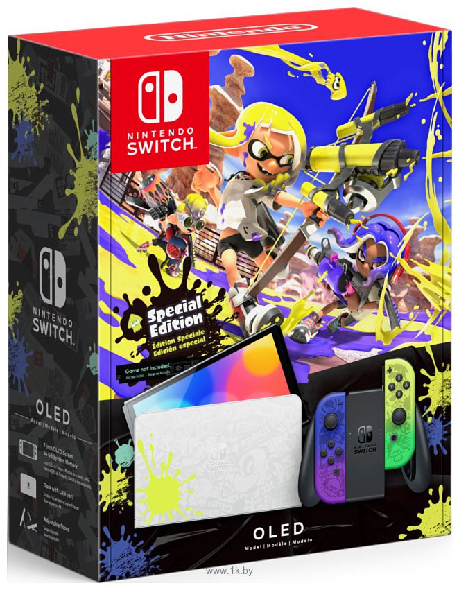 Фотографии Nintendo Switch OLED Splatoon 3 Edition