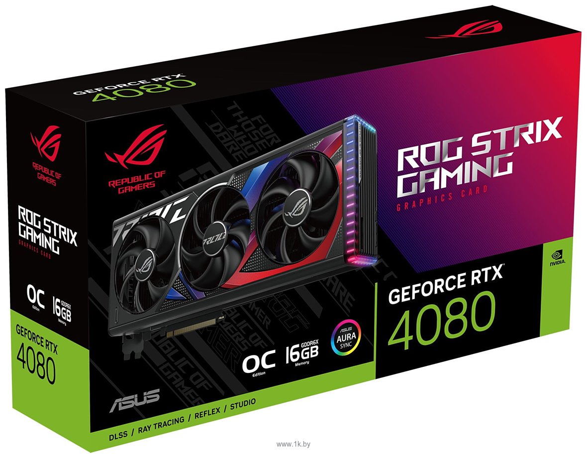 Фотографии ASUS ROG Strix GeForce RTX 4080 OC 16GB (ROG-STRIX-RTX4080-O16G-GAMING)