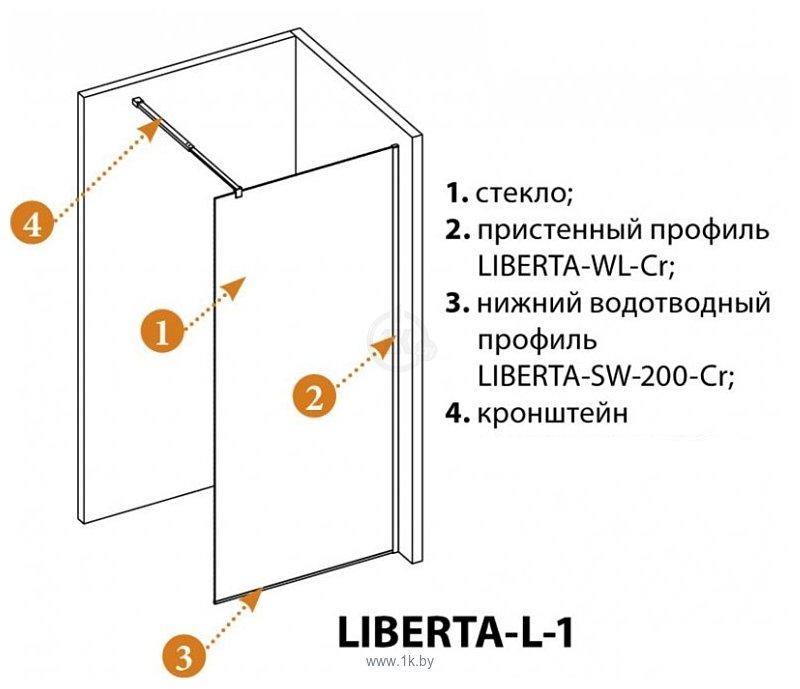 Фотографии Cezares LIBERTA-L-1-90-120-C-Cr