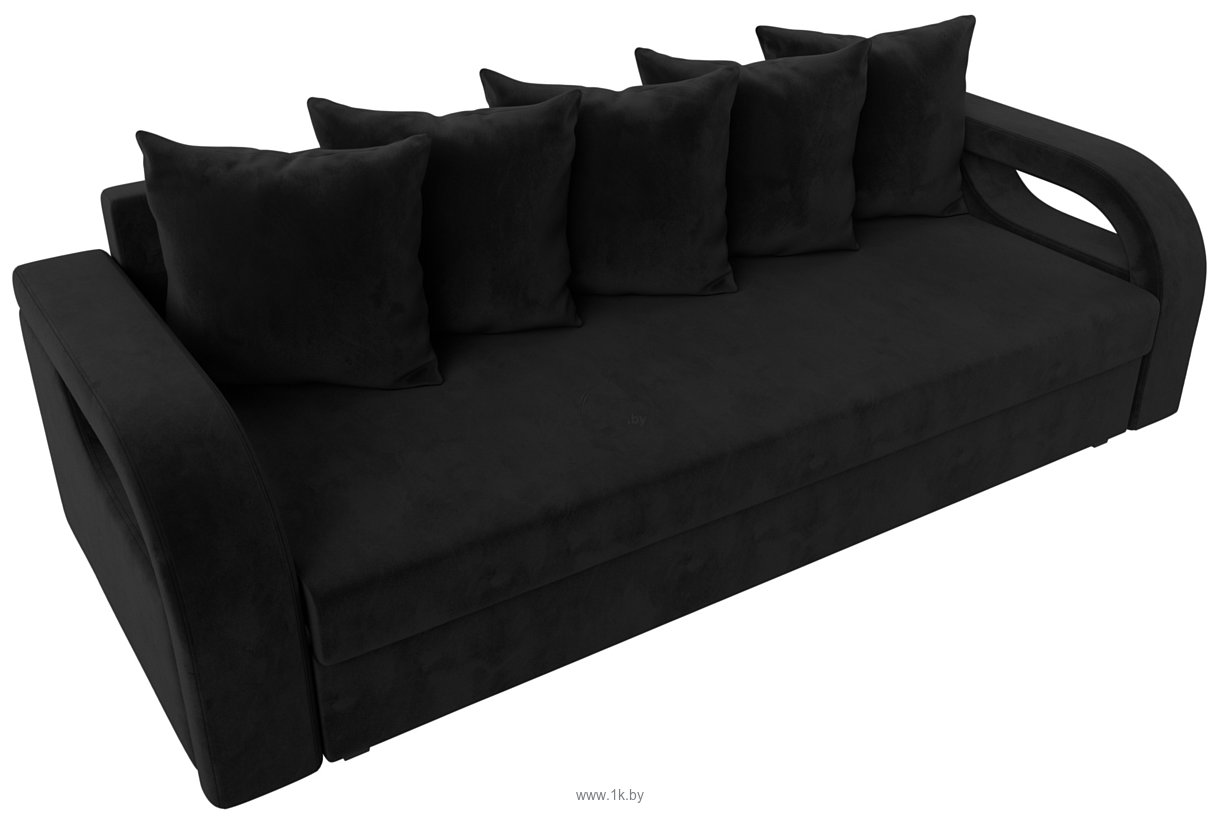 Фотографии Лига диванов Лига-010 117354 (велюр черный)