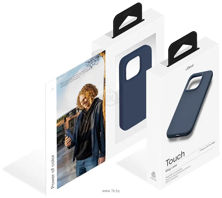 Фотографии uBear Touch Mag для iPhone 15 Pro Max (темно-синий)