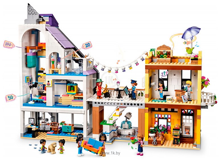 Фотографии LEGO Friends 41732 Цветочный и интерьерный магазины в центре города