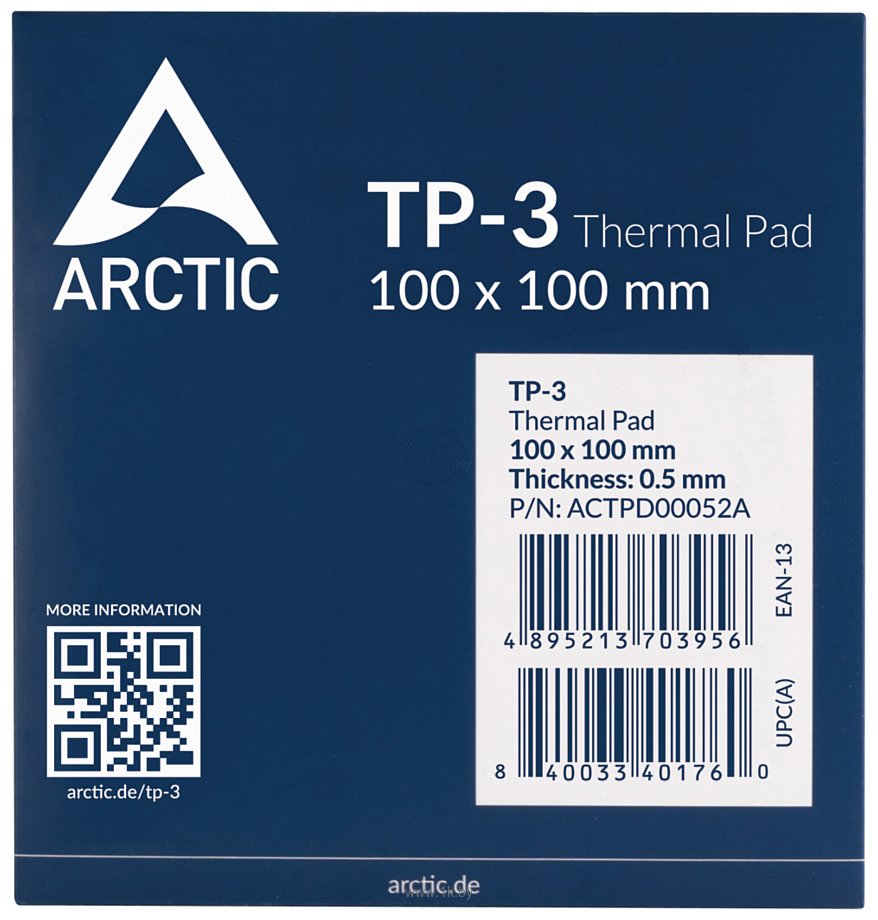Фотографии Arctic TP-3 ACTPD00053A (100x100x1 мм)