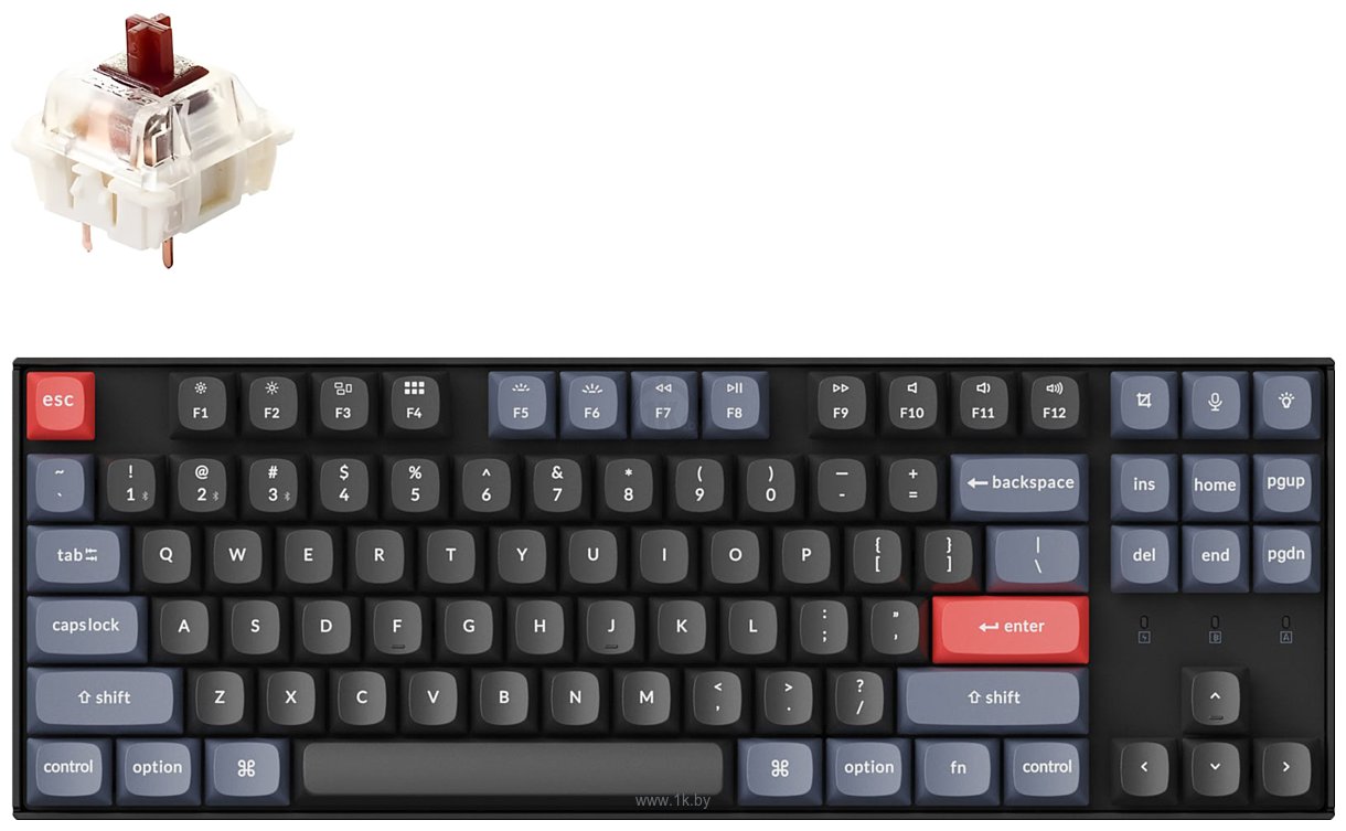 Фотографии Keychron K8 Pro RGB K8P-H3-RU Gateron G Pro Brown