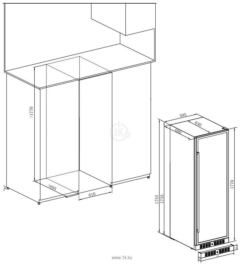 Фотографии Temptech WP180SCB