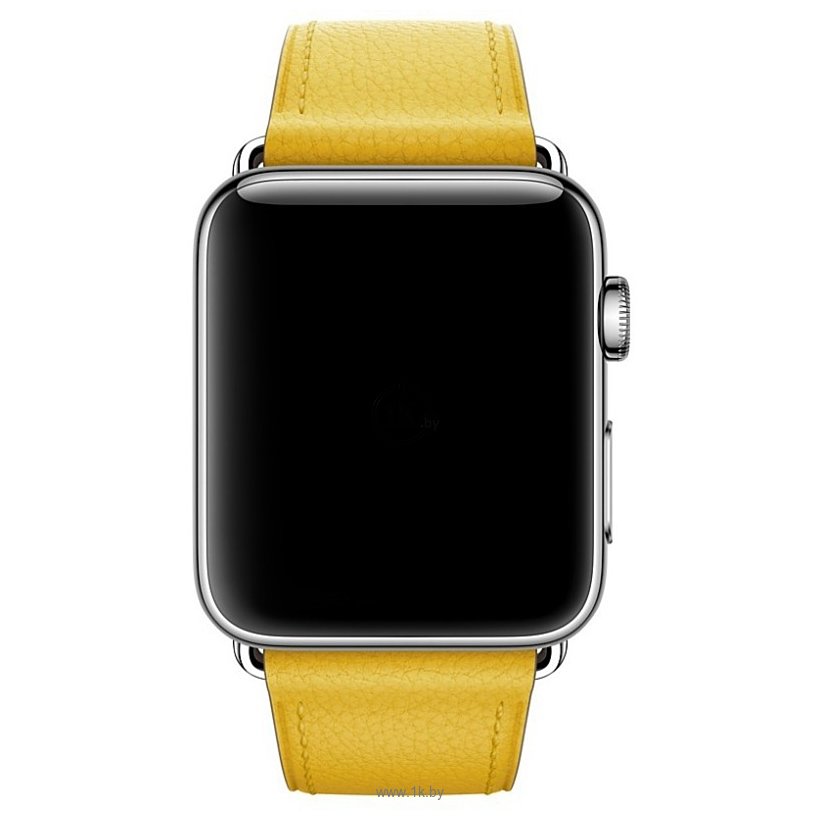 Фотографии Apple с классической пряжкой 38 мм (ярко-желтый) (MPWP2)