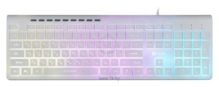 Фотографии Oklick 490ML Multimedia Keyboard White USB