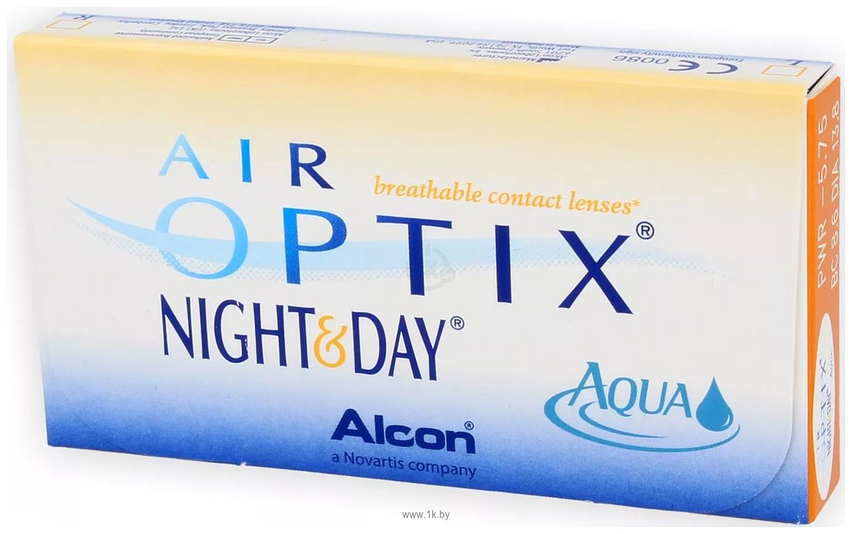 Фотографии Alcon Air Optix Night & Day Aqua +4 дптр 8.6 mm