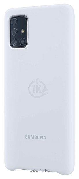 Фотографии Samsung Silicone Cover A71 (серебристый)