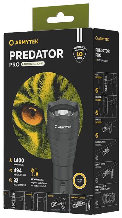 Фотографии Armytek Predator Pro Magnet USB (теплый свет)