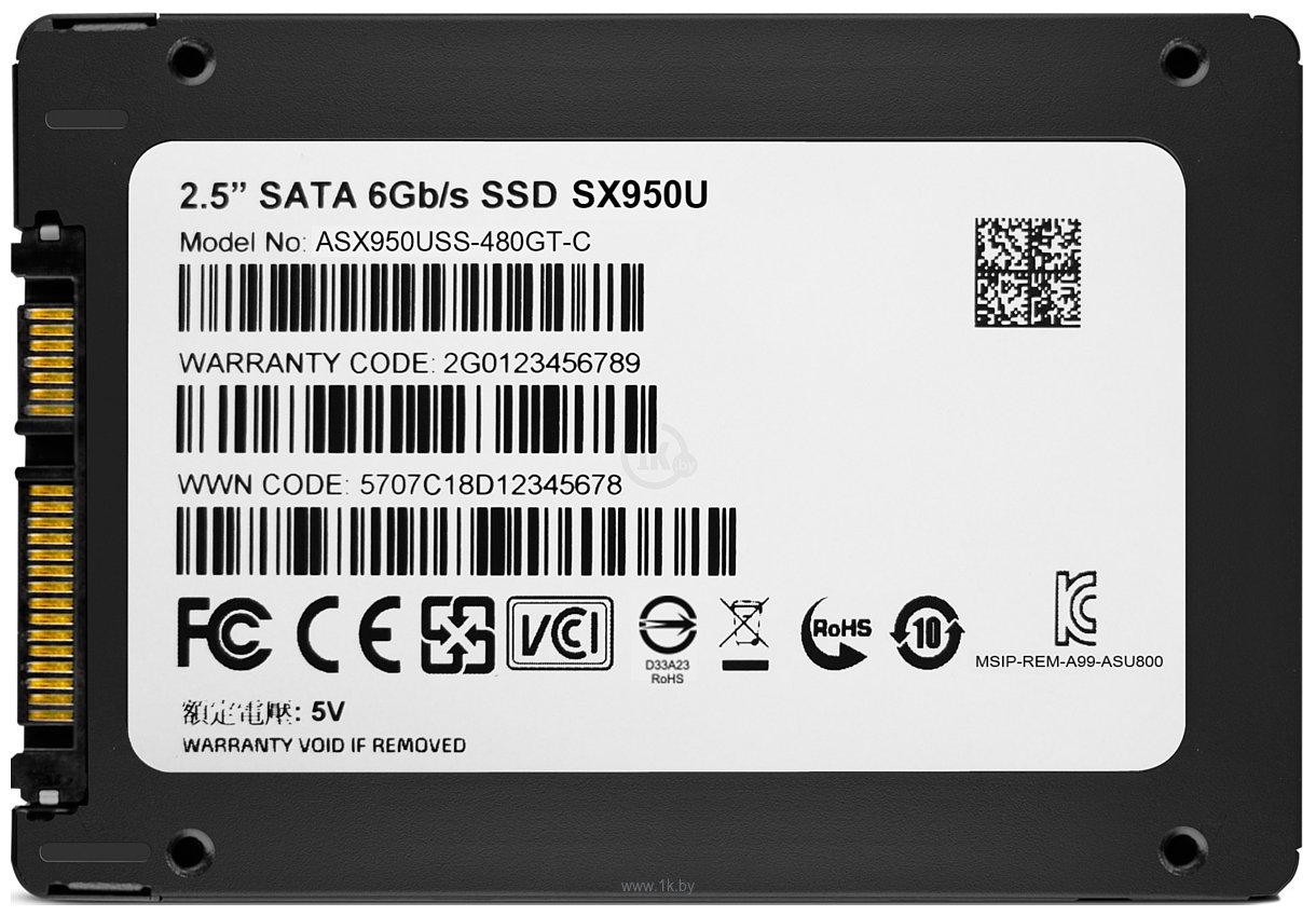 Фотографии ADATA XPG SX950U 480GB ASX950USS-480GT-C