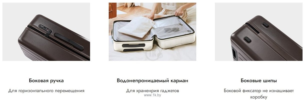 Фотографии 90 Ninetygo Touch Luggage 24 (белый)