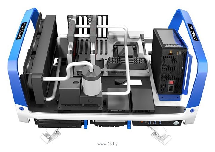 Фотографии IN WIN X-Frame 2.0 w/o PSU White/blue