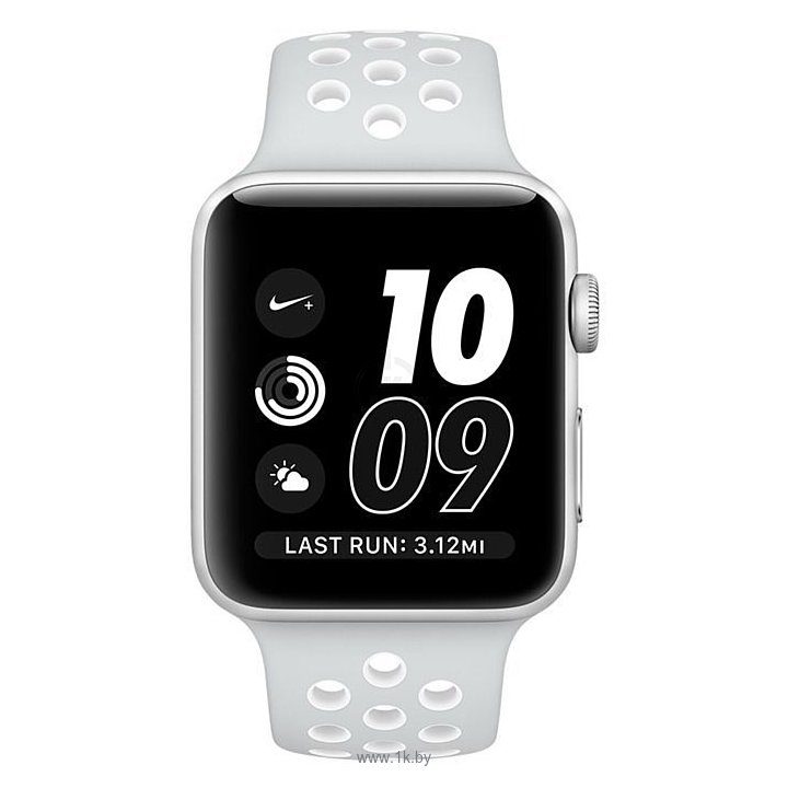 Фотографии Apple Watch Nike+ 42mm Silver with White Nike Sport Band (MQ192)