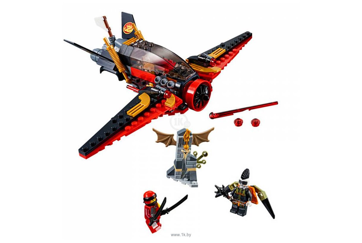 Фотографии Lepin NinjaGo 06079 Крыло судьбы аналог Lego 70650