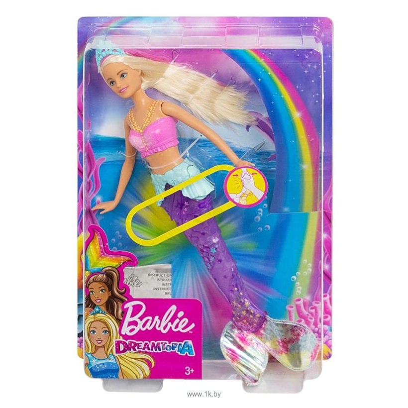 Фотографии Barbie Dreamtopia Sparkle Lights Mermaid GFL82