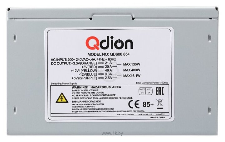 Фотографии Qdion QD600 85+ 600W