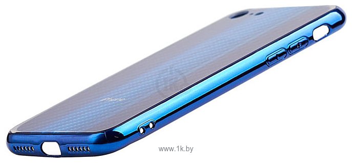 Фотографии EXPERTS Aurora Glass для Apple iPhone 7 с LOGO (синий)