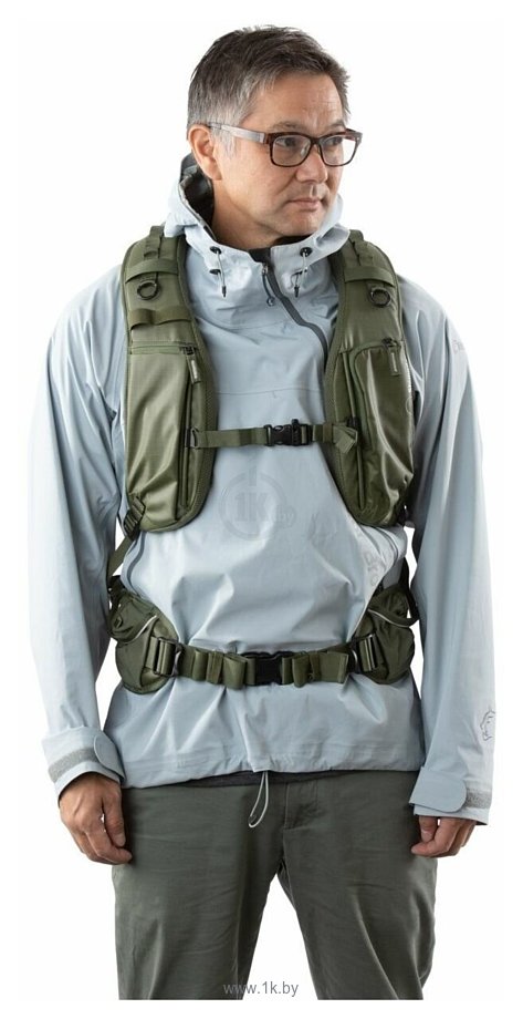 Фотографии Shimoda Men's Shoulder Strap Plus Army Green Амортизирующие ремни для рюкзака 520-237