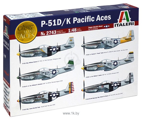 Фотографии Italeri 2743 P-51 D/K Pacific Aces