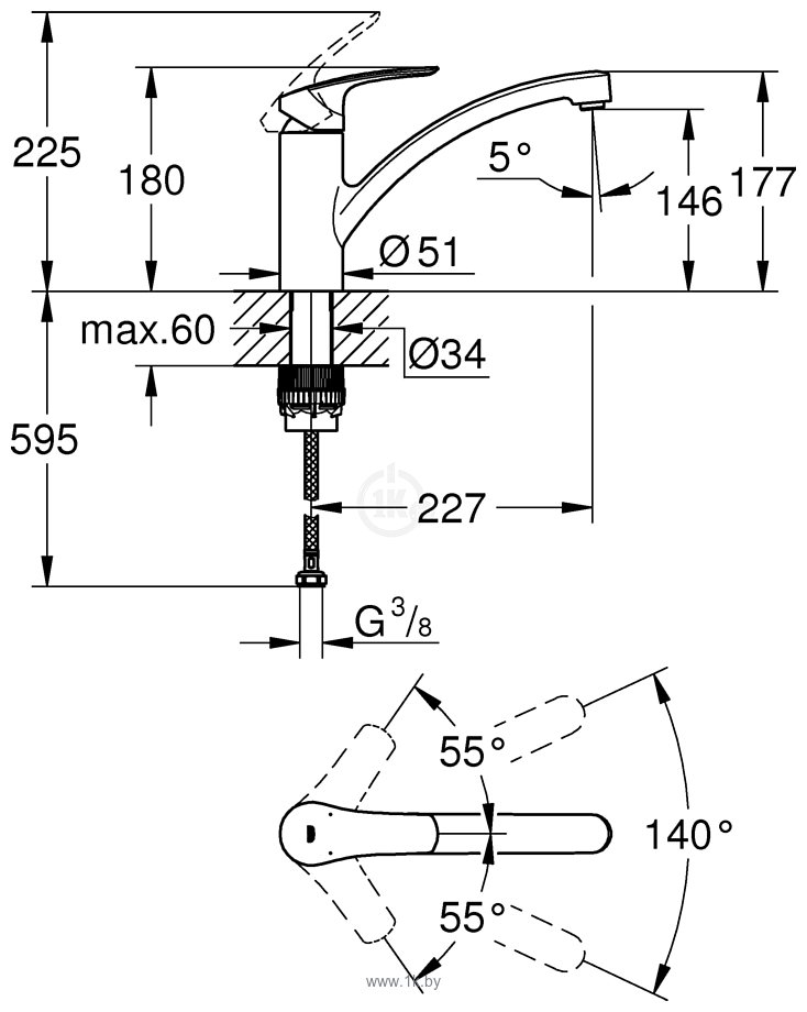 Фотографии Grohe Eurosmart 33281003