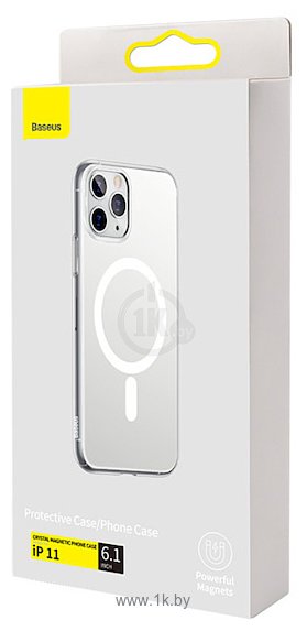 Фотографии Baseus Crystal Magnetic Case для iPhone 11 Pro Max (прозрачный)