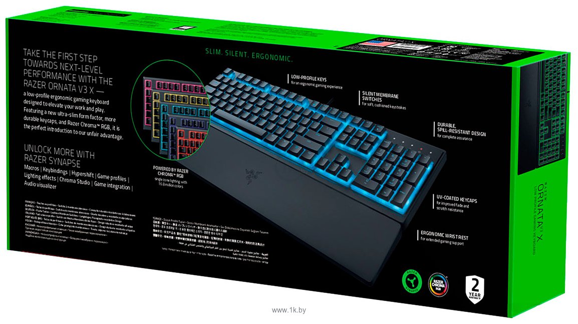 Фотографии Razer Ornata V3 X нет кириллицы