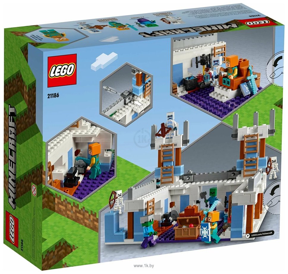 Фотографии LEGO Minecraft 21186 Ледяной замок
