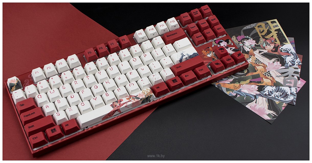 Фотографии Varmilo VA87M V2 Koi Cherry MX Silent Red (без кириллицы)