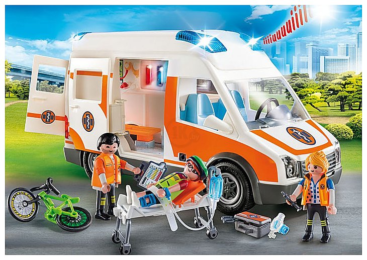 Фотографии Playmobil PM70049 Скорая помощь с мигалками