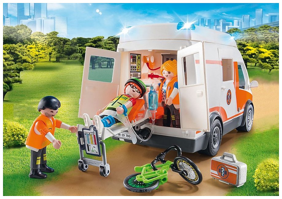 Фотографии Playmobil PM70049 Скорая помощь с мигалками