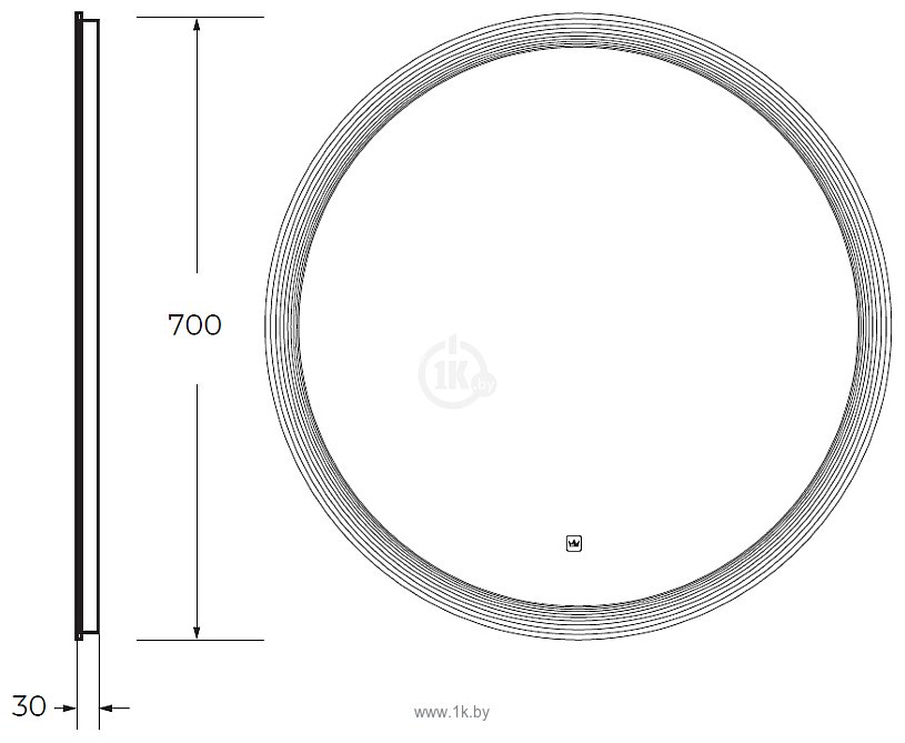 Фотографии Cezares  CZR-SPC-ECO-600-LED-TCH