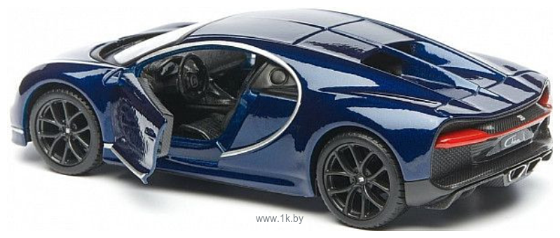 Фотографии Bburago Bugatti Chiron 18-43060 (синий)