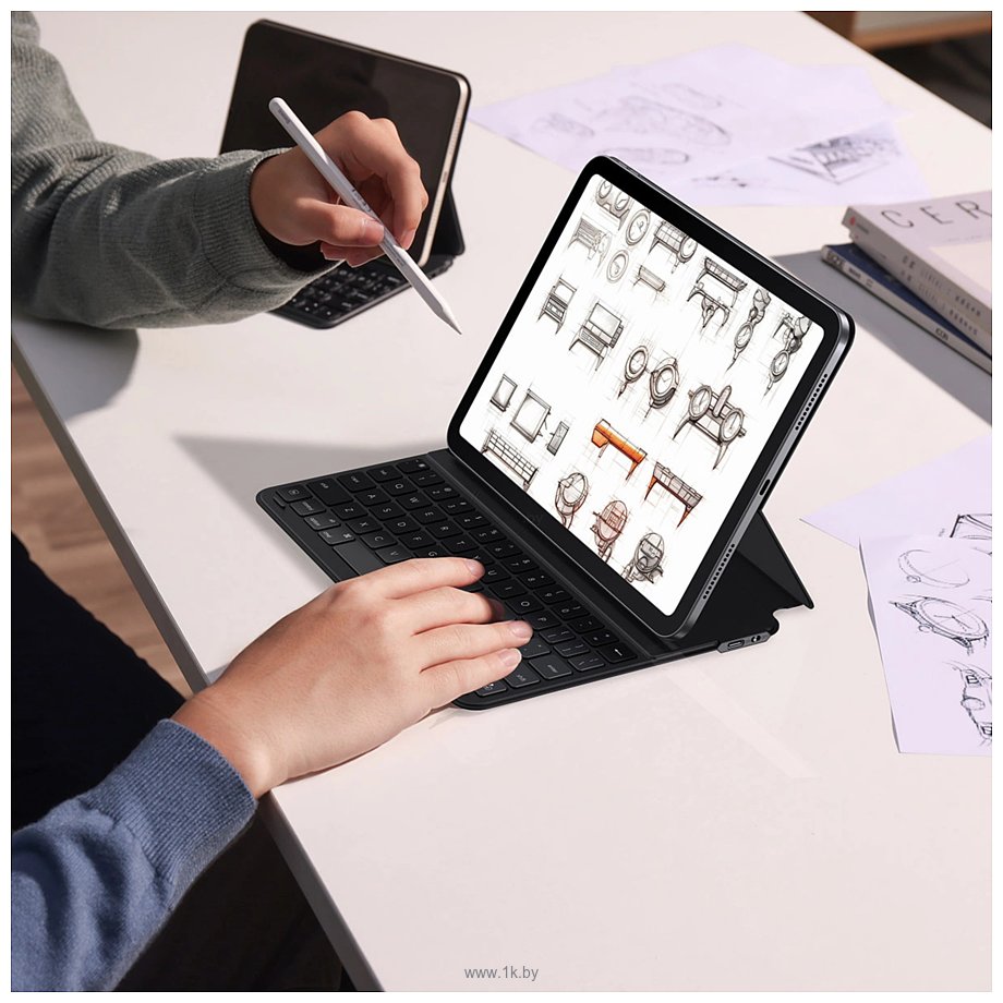 Фотографии Baseus Brilliance для Apple iPad Pro 12.9 (черный)