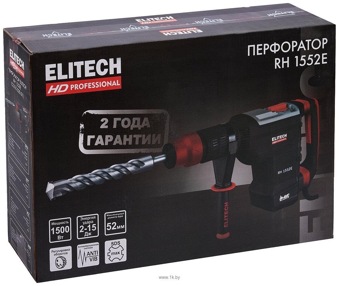 Фотографии ELITECH RH 1552E (кейс)