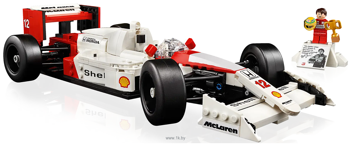 Фотографии LEGO Icons 10330 McLaren F1 MP4/4 и Айртон Сенна