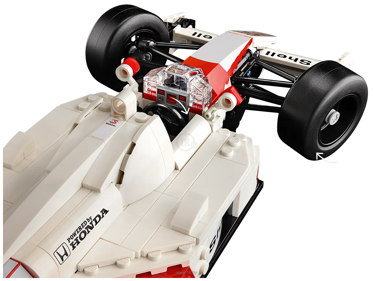 Фотографии LEGO Icons 10330 McLaren F1 MP4/4 и Айртон Сенна